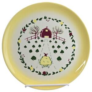 Brock of California | California Farmhouse Yellow Plate | Size 11 inches